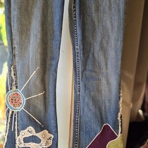 Jeans with patchwork sz 28